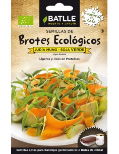 Brotes de judía mung soja...