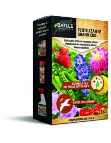 Fertilizante guano caja Bio 1.5kg Batlle
