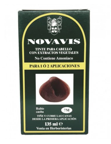 Tinte rubio caoba 7m 120ml Novavis