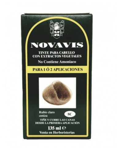 Tinte rubio claro ceniza 8c 120ml...