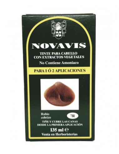 Tinte rubio cobrizo 7r 120ml Novavis