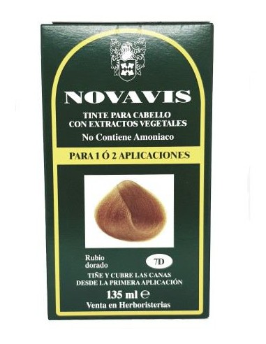 Tinte rubio dorado 7d 120ml Novavis
