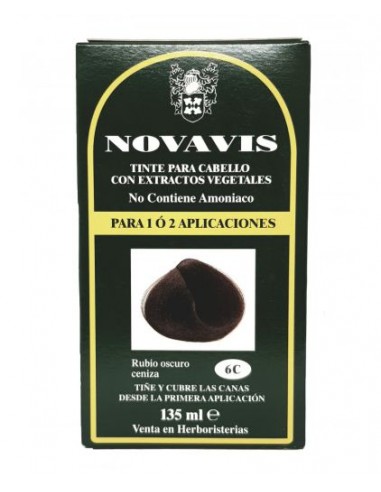 Tinte rubio oscuro 6n 120ml Novavis