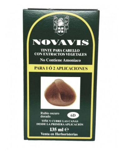 Tinte rubio oscuro dorado 6d 120ml...