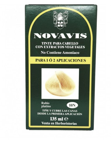 Tinte rubio platino 10n 135ml Novavis