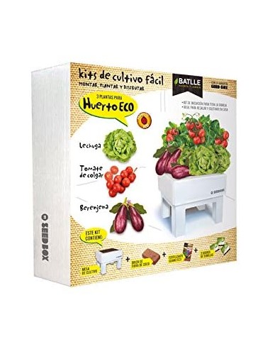 Kit seed box 30x30 huerto Batlle