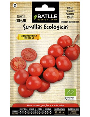 Semillas de tomate de colgar Bio 0.5g...