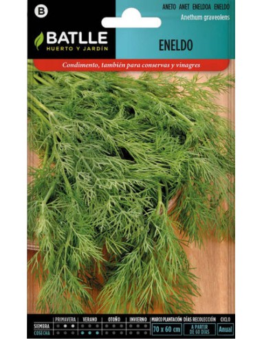 Semillas de eneldo 10g Batlle