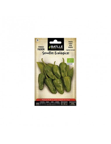 Semillas de pimientos padrón Bio 1g...