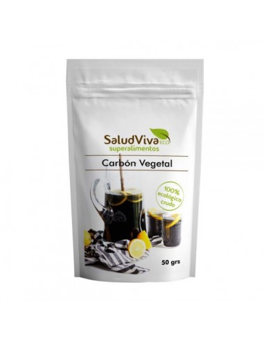 Carbón vegetal activado Bio 50g Salud...