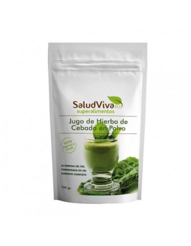Jugo de hierba cebada polvo Bio 100g...