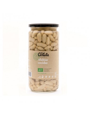 Alubias cocidas Bio 720g Carlota Organic