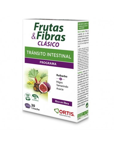 Fruta y fibra clásico 30comp Ortis