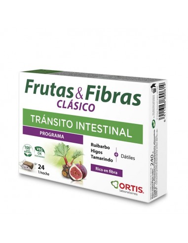 Frutas y fibra clásico 24 cubitos Ortis