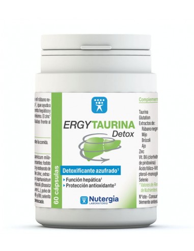 Ergytaurina detox 60caps Nutergia