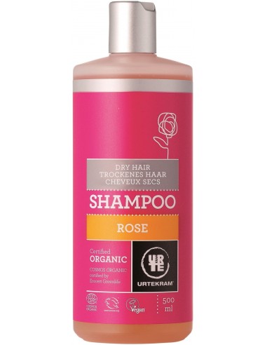 Champú de rosa Bio 500ml Urtekram