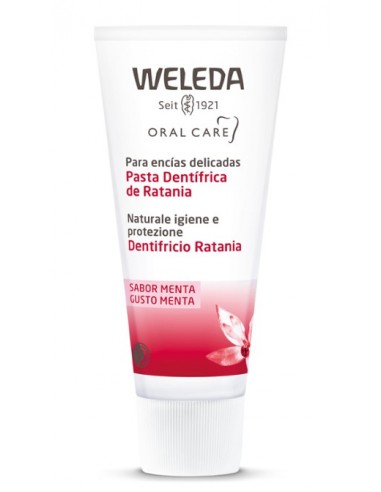 Dúo dentífrico ratania 2x75ml Weleda