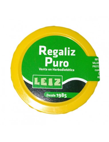 Regaliz puro (caja amarilla) 10g Leiz