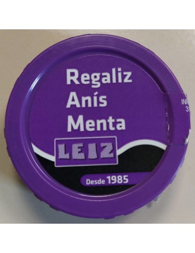 Regaliz anís menta 10g Leiz