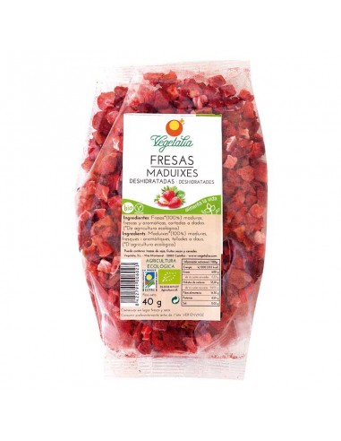 Fresa liofilizada Bio 40g Vegetalia