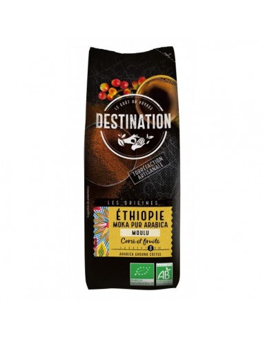 Café molido Etiopía Moka 100% arábica...