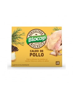 Caldo de pollo Bio 6x11g...