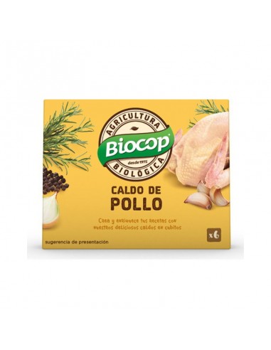 Caldo de pollo Bio 6x11g Biocop