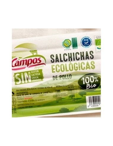 Salchichas frankfurt de pollo Bio...