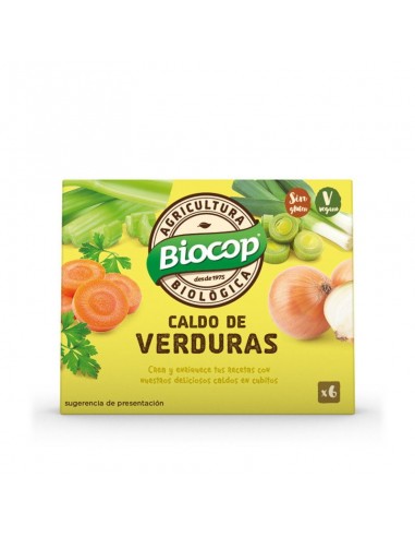 Caldo de verduras cubitos Bio 6x10g...