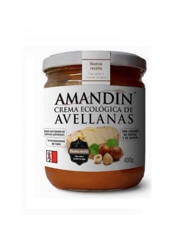 Crema de avellana Bio 330g Amandin