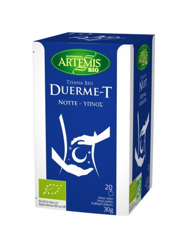 Tisana duerme t Bio 20 filtros Artemis
