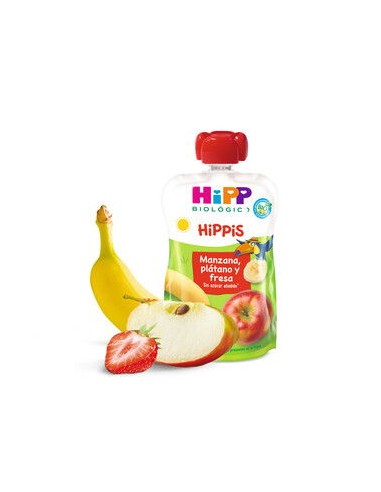 Pouches manzana platano y fresa Bio...