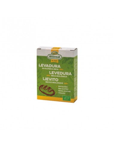 Levadura seca activa Sin Gluten Bio...