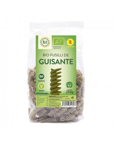 Fusilli de guisantes sin gluten Bio...