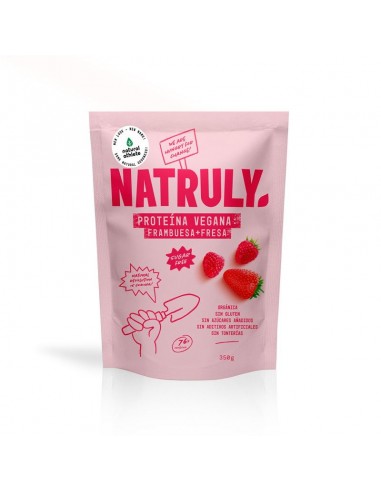 Proteína vegana 73% fresa y frambuesa...