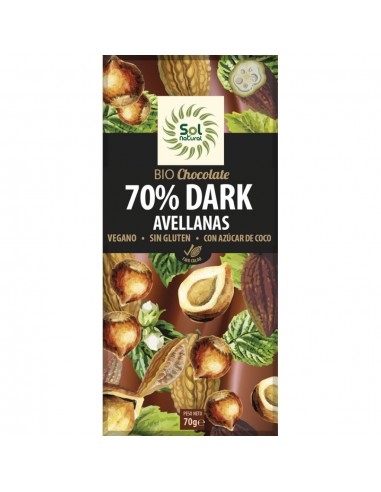 Tableta chocolate dark 70% y...