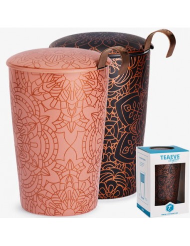 Taza Manjula de porcelana con filtro...