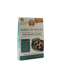 Fideos de konjac en nudos...