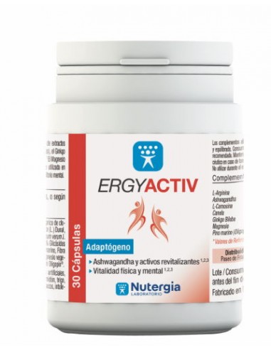 Ergyactiv 30caps Nutergia