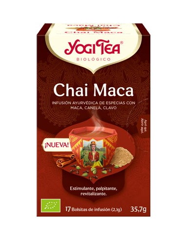 Yogi Tea chai maca Bio 17 bolsitas