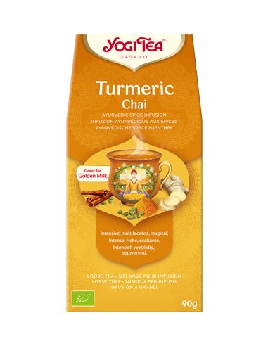 YogiTea chai cúrcuma Bio 90g