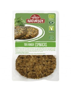 Burger de tofu y espinacas...