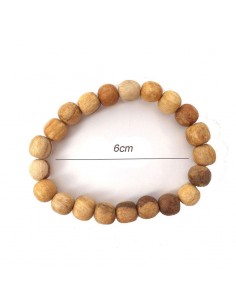 Pulsera de palo santo bolas...
