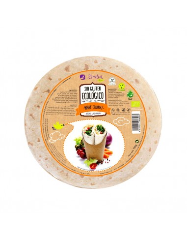 Wrap quinoa sin gluten Bio 120g Zealia