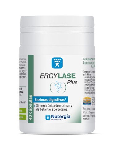 Ergylase Plus 40caps Nutergia