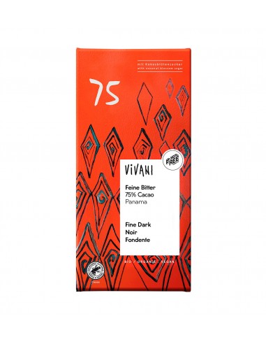 Chocolate negro Panamá 75% Bio 80g...