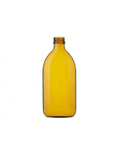 Frasco vidrio topacio PFP28 cuello...