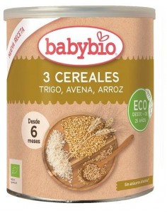 Papilla 3 cereales trigo...