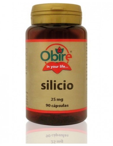Silicio 25mg 90caps Obire