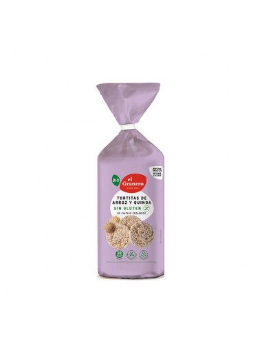 Tortitas de arroz con quinoa Bio 120g...